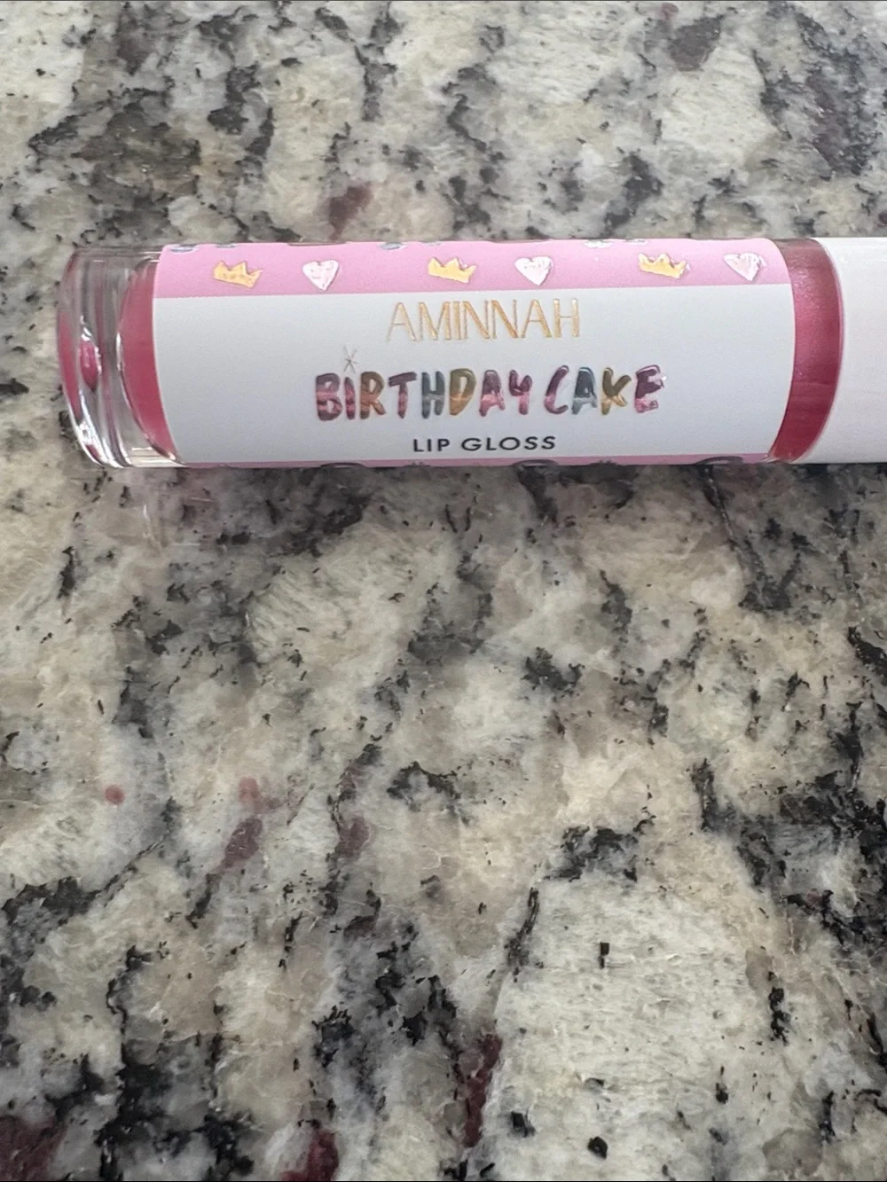 Aminnah Birthday Cake Lip Gloss